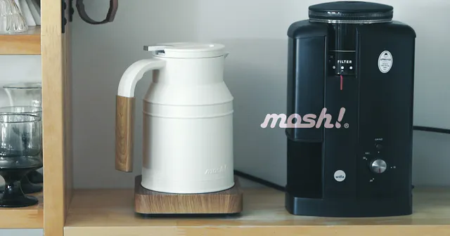 mosh!の温度設定できる電気ケトル、レビュー