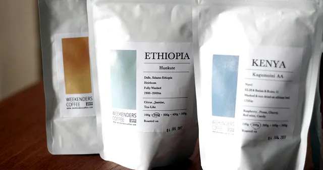 WEEKENDERS COFFEE ケニア・コロンビア・エチオピア・オペラブレンド