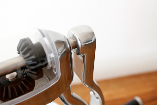 The revolutionary ROK coffee grinder