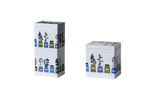 アルメダールス ハーブポット コーヒー缶・紅茶缶
