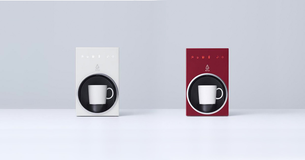 nendoがデザイン！  コカ・コーラのカプセル式コーヒーメーカー【&Drip】
