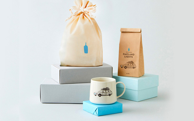 BLUE BOTTLE COFFEE ブルーボトルコーヒー オンラインストア限定 オークランドライツとホリデーマグのセット