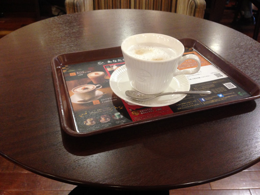 カフェ・ド・クリエのカフェラテ