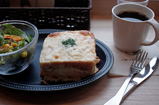 むつか堂カフェ アミュプラザ博多店 クロックムッシュ