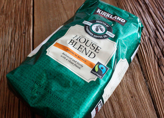 コストコ（KIRKLAND）で売られているスタバのハウスブレンド・豆