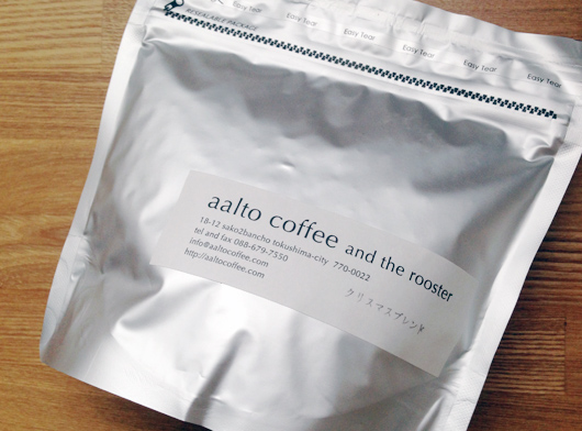 aalto coffee（アアルトコーヒー）のクリスマスブレンド