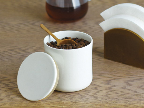 kinto（キントー）SLOW COFFEE STYLE 磁器製キャニスター ホワイト