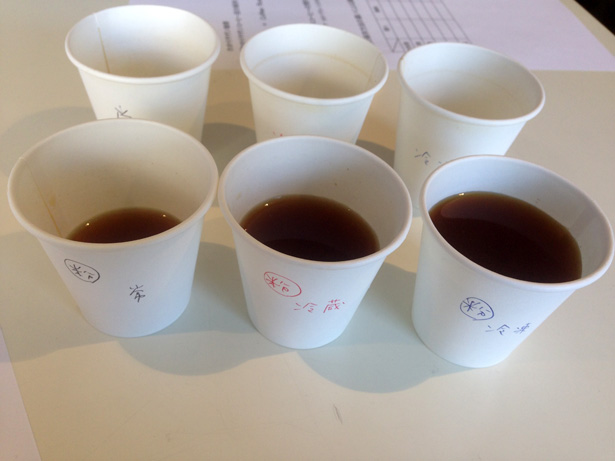 粉の状態で保存していた3種類 飲み比べ