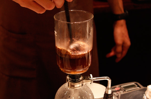 豆香洞コーヒーセミナー サイフォン