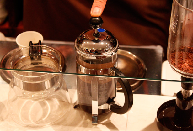 豆香洞コーヒーセミナー フレンチプレス