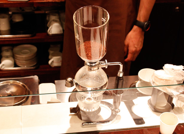 豆香洞コーヒーセミナー サイフォン
