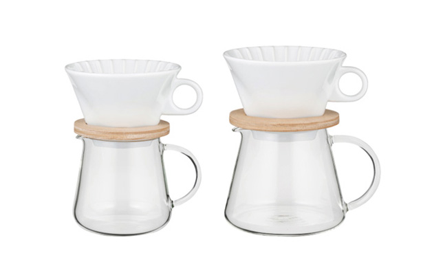 iwaki SNOWTOP コーヒーポット＆ドリッパーセット