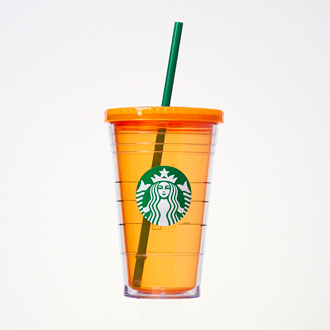 ロゴコールドカップタンブラー オレンジ