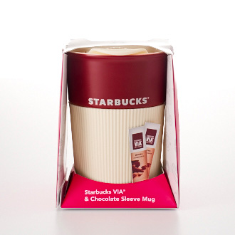 スターバックス ヴィア® & チョコレートスリーブマグ