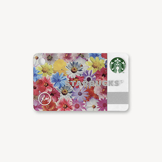 ミニ スターバックス カード フラワー カラー