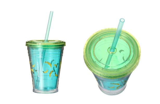 スターバックスコーヒー ロゴコールドカップタンブラーバナナ