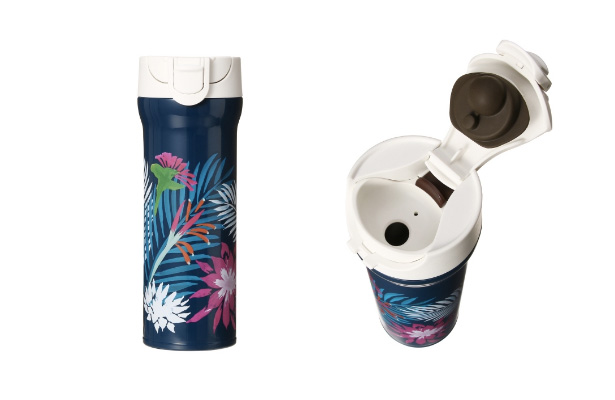 スターバックスコーヒー ハンディーステンレスタンブラートロピカルリーフ 480ml