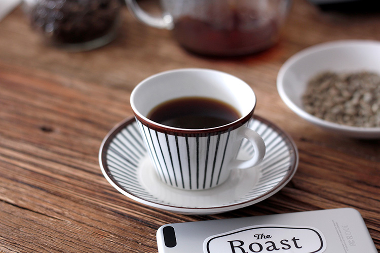 パナソニックの家庭用焙煎機 The Roast(ザ・ロースト)で焙煎したコーヒー