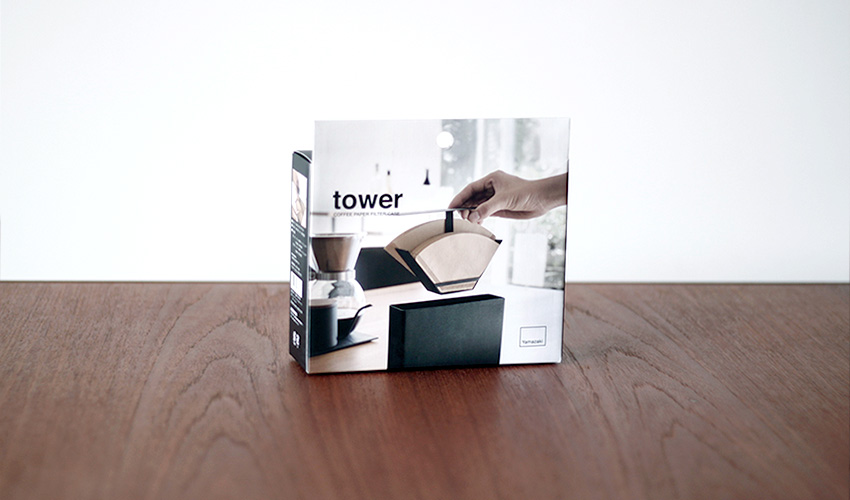 TOWER（タワー）ほこりをガード 蓋付き コーヒーフィルターケース