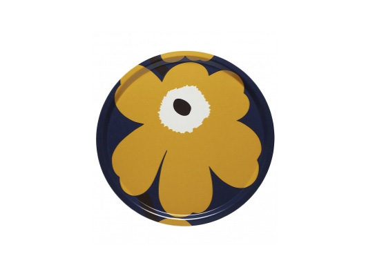 arimekko（マリメッコ）のUNIKKO 50TH ANNIVERSARY ディープパープルとイエロー トレイ