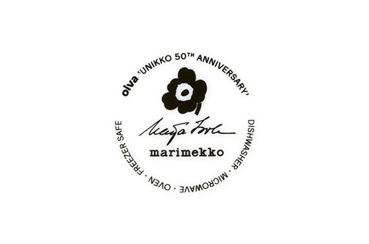 マリメッコ ウニッコ生誕50周年記念のスタンプ