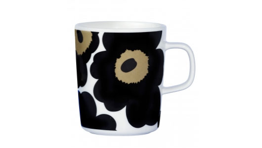 marimekko ウニッコ ブラック マグカップ