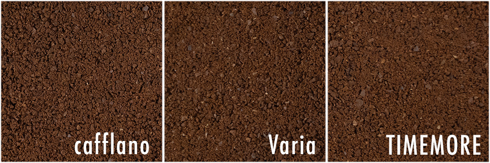 Varia Hand Grinder / ヴァリア コーヒーグラインダー 粒度比較